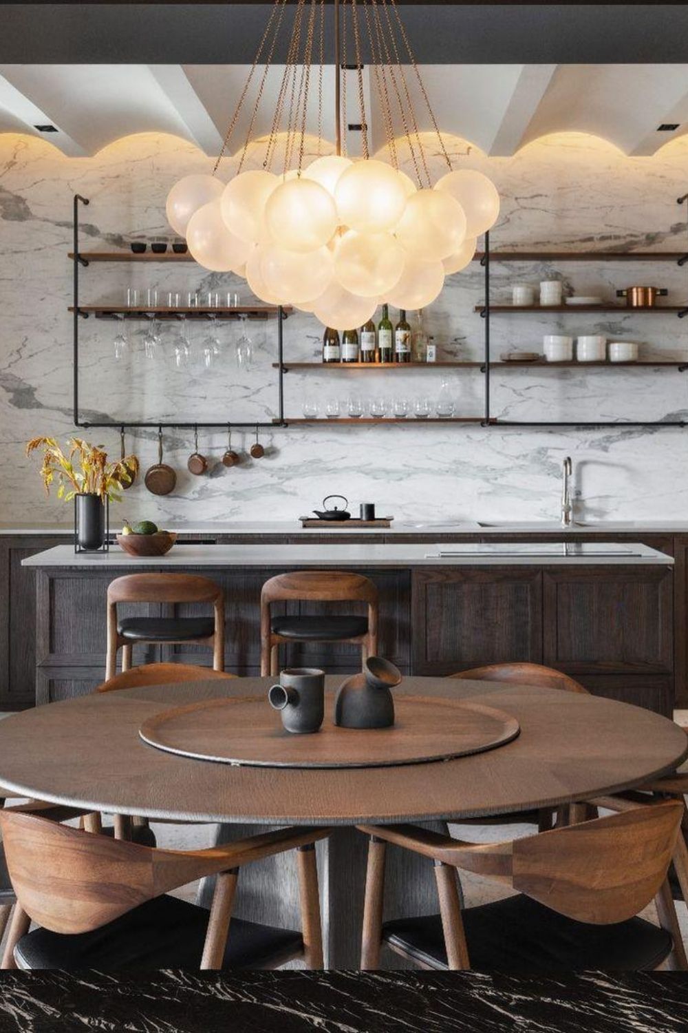 Bubble Glass Chandelier - view 6 | morylighting