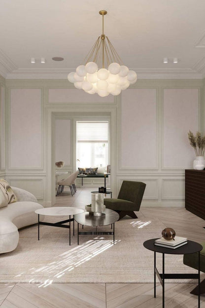 Bubble Glass Chandelier - view 7 | morylighting