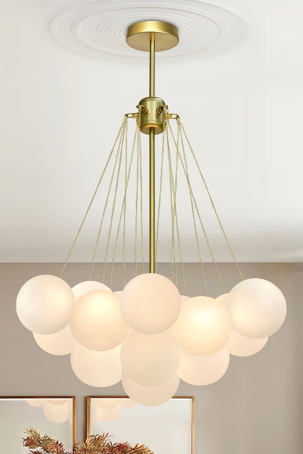 Bubble Glass Chandelier - view 15 | morylighting