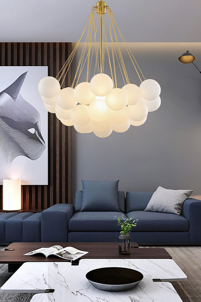 Bubble Glass Chandelier - view 18 | morylighting