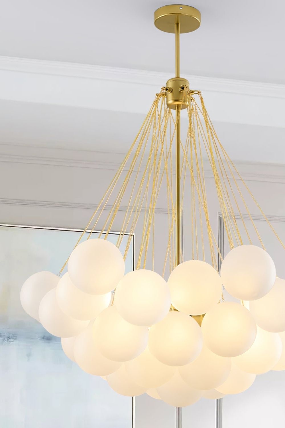 Bubble Glass Chandelier - view 19 | morylighting
