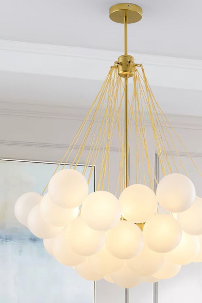 Bubble Glass Chandelier - view 19 | morylighting