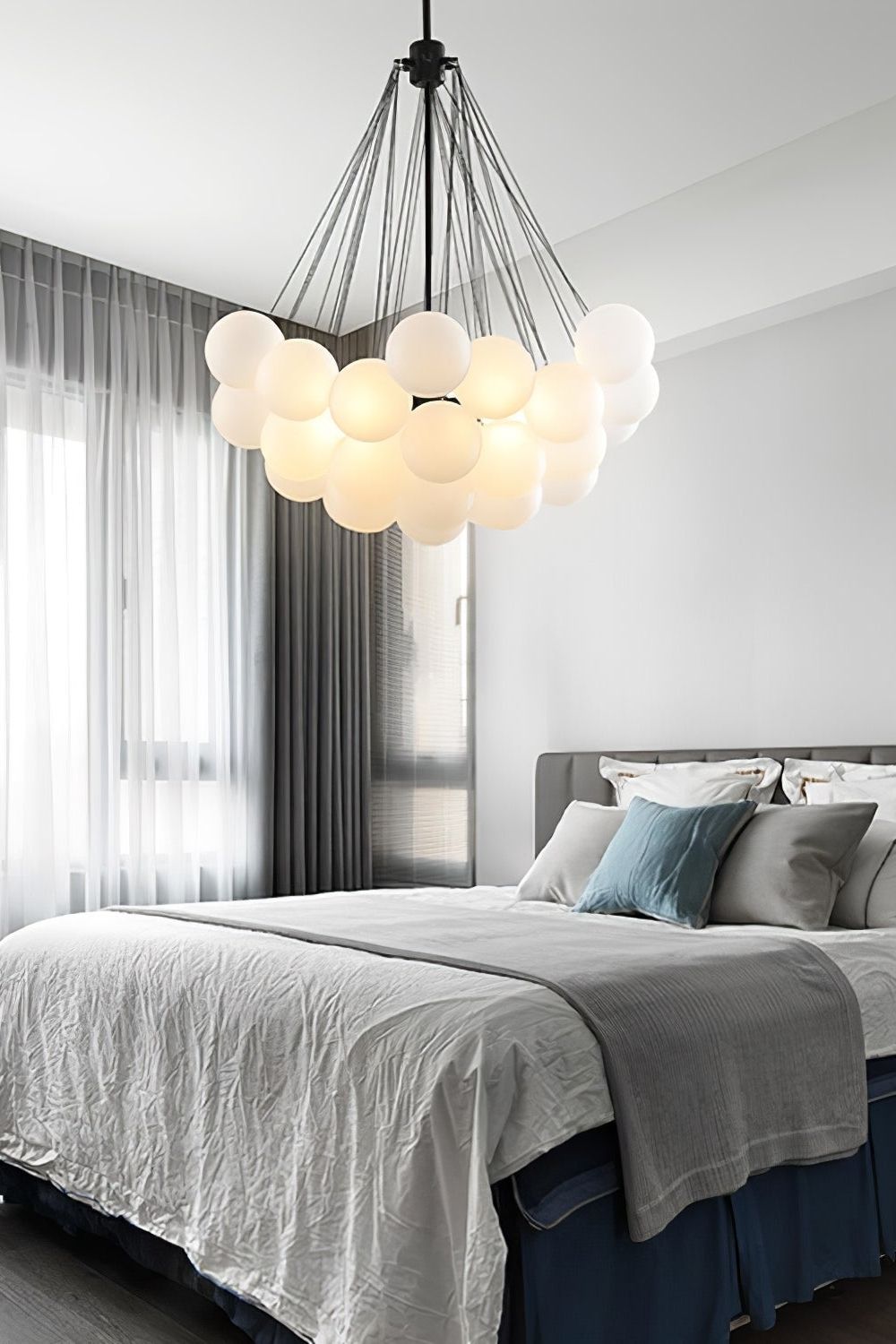 Bubble Glass Chandelier - view 20 | morylighting