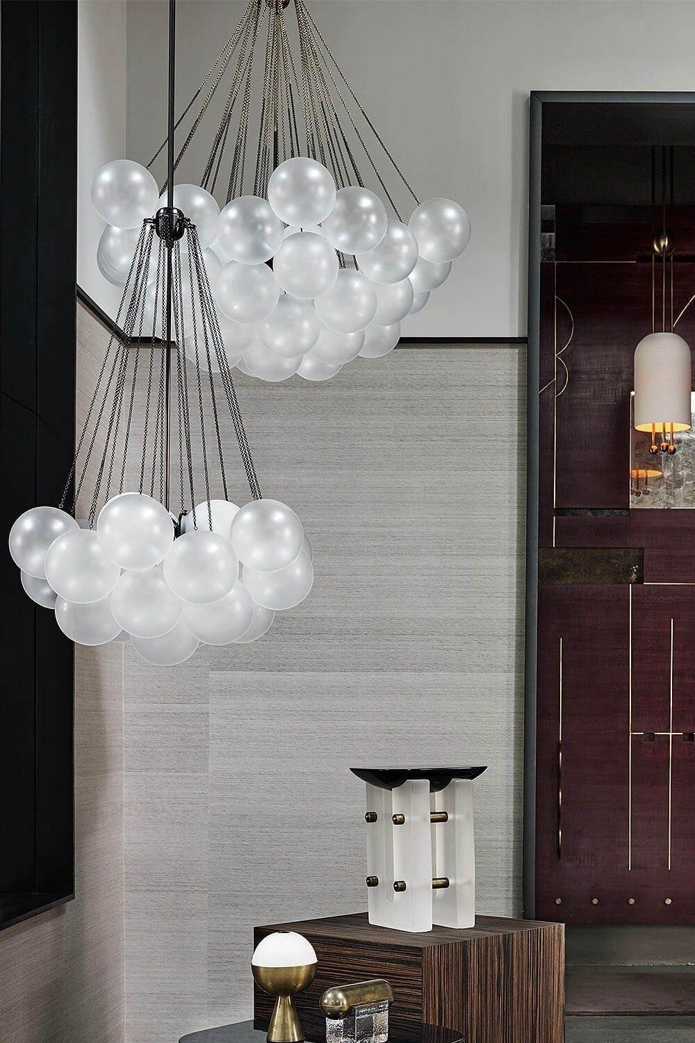Bubble Glass Chandelier - view 22 | morylighting