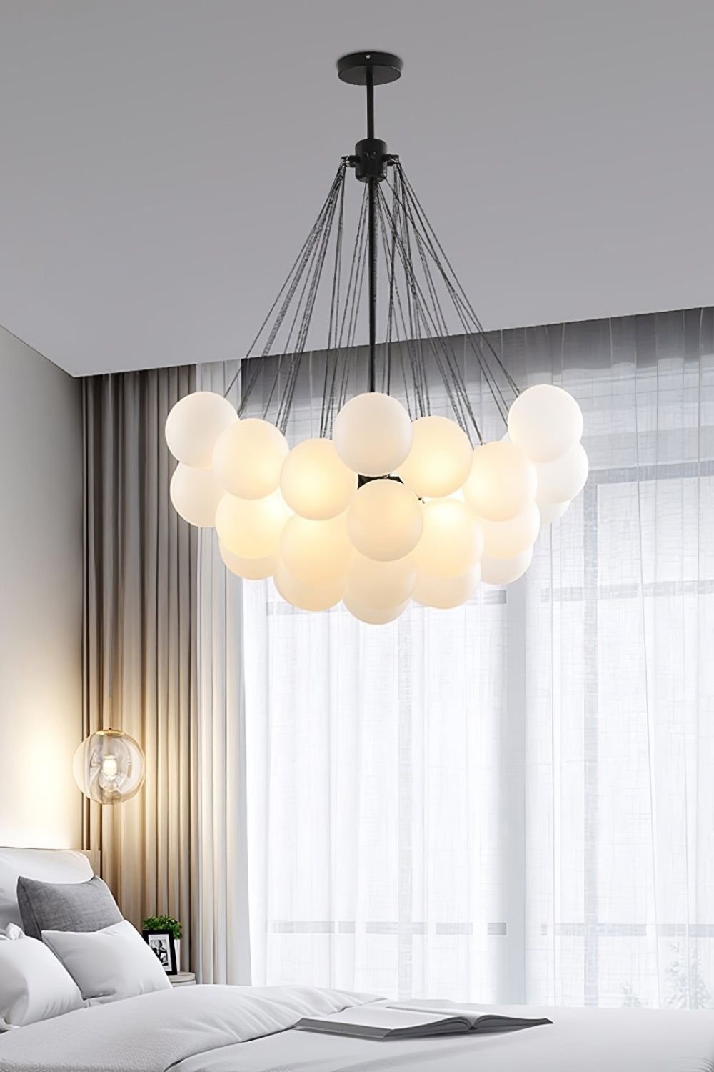 Bubble Glass Chandelier - view 23 | morylighting
