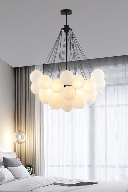 Bubble Glass Chandelier - view 23 | morylighting