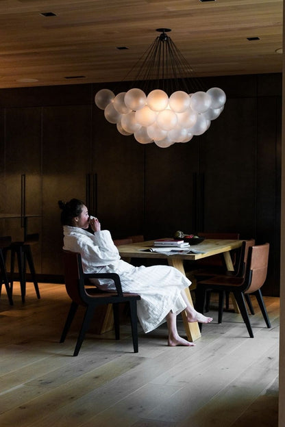 Bubble Glass Chandelier - view 24 | morylighting