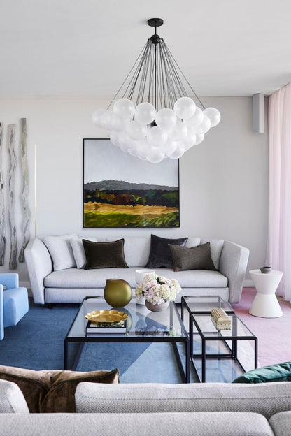 Bubble Glass Chandelier - view 25 | morylighting