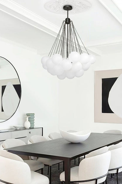 Bubble Glass Chandelier - view 27 | morylighting