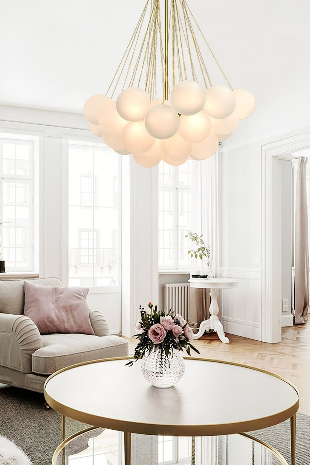Bubble Glass Chandelier - view 31 | morylighting