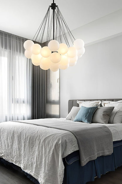 Bubble Glass Chandelier - view 32 | morylighting