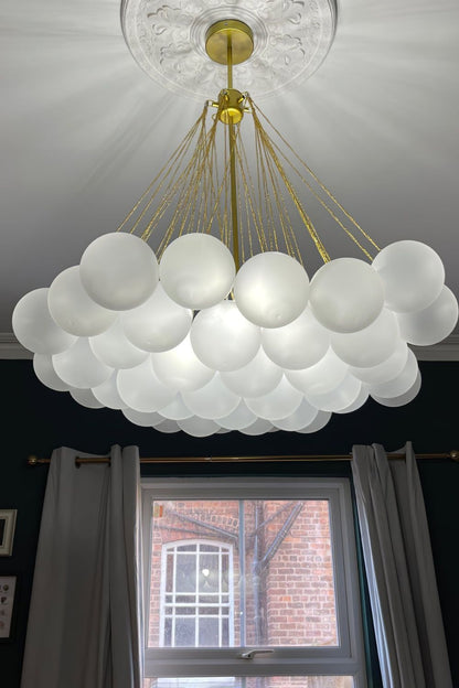 Bubble Glass Chandelier - view 35 | morylighting