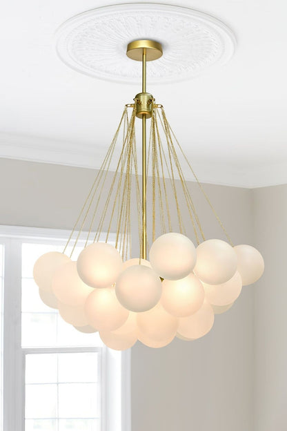 Bubble Glass Chandelier - view 37 | morylighting