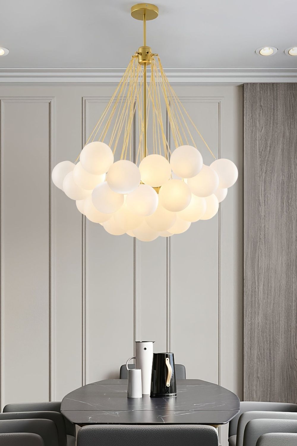 Bubble Glass Chandelier - view 38 | morylighting