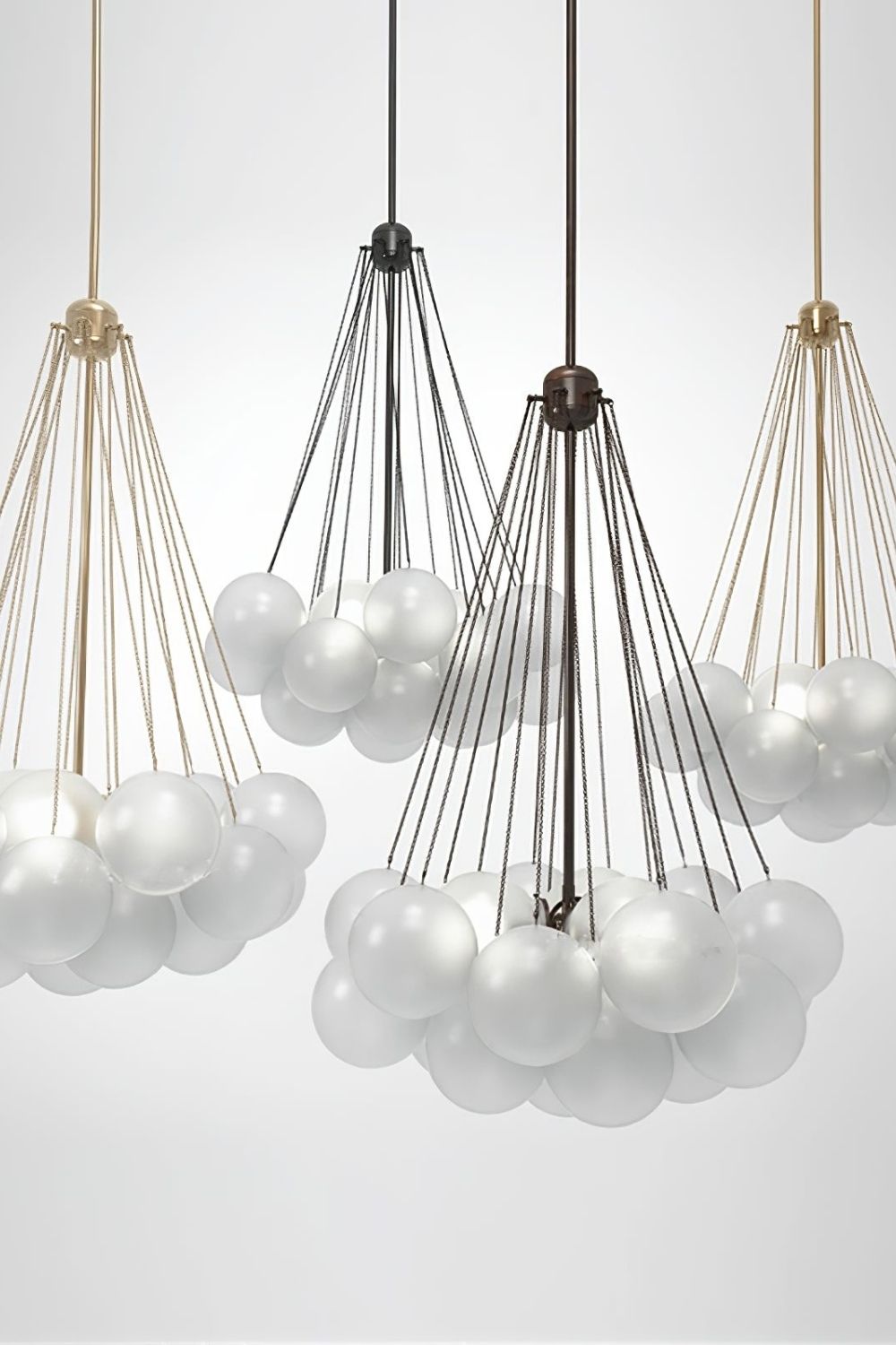 Bubble Glass Chandelier - view 40 | morylighting