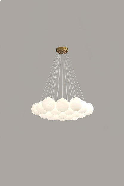 Bubble Glass Cluster Chandelier - view 10 | morylighting