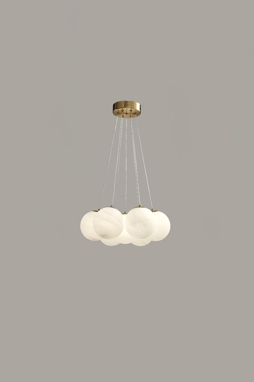 Bubble Glass Cluster Chandelier - view 11 | morylighting