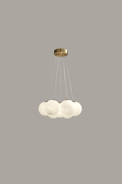 Bubble Glass Cluster Chandelier - view 11 | morylighting