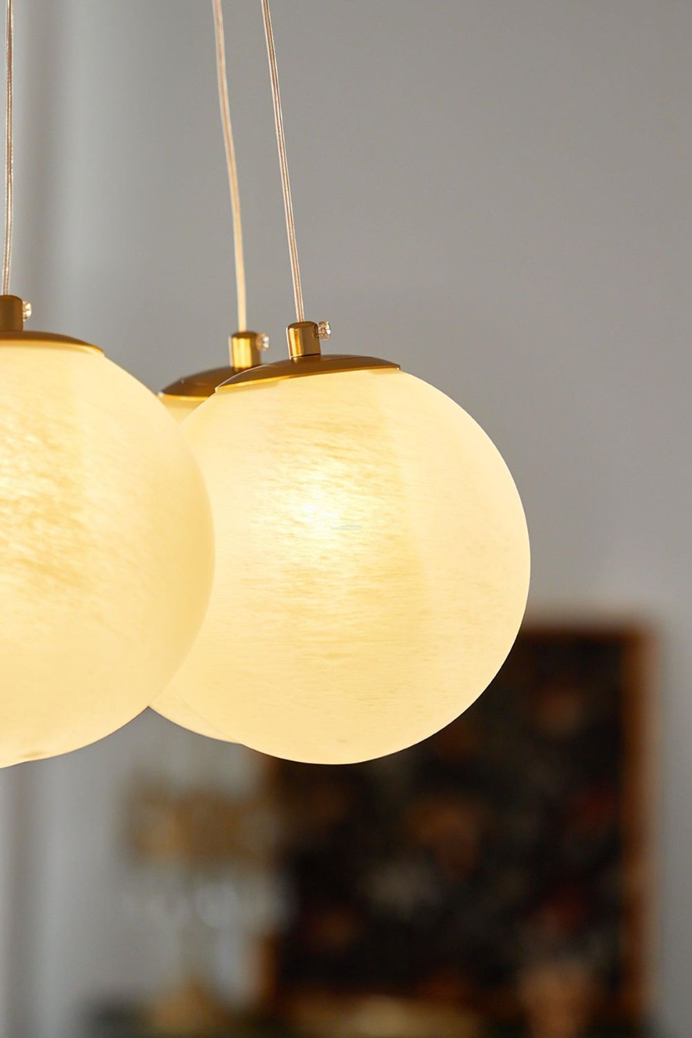 Bubble Glass Cluster Chandelier - view 7 | morylighting