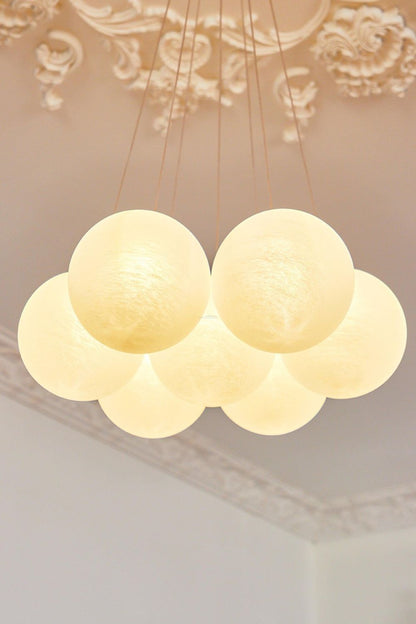 Bubble Glass Cluster Chandelier - view 8 | morylighting