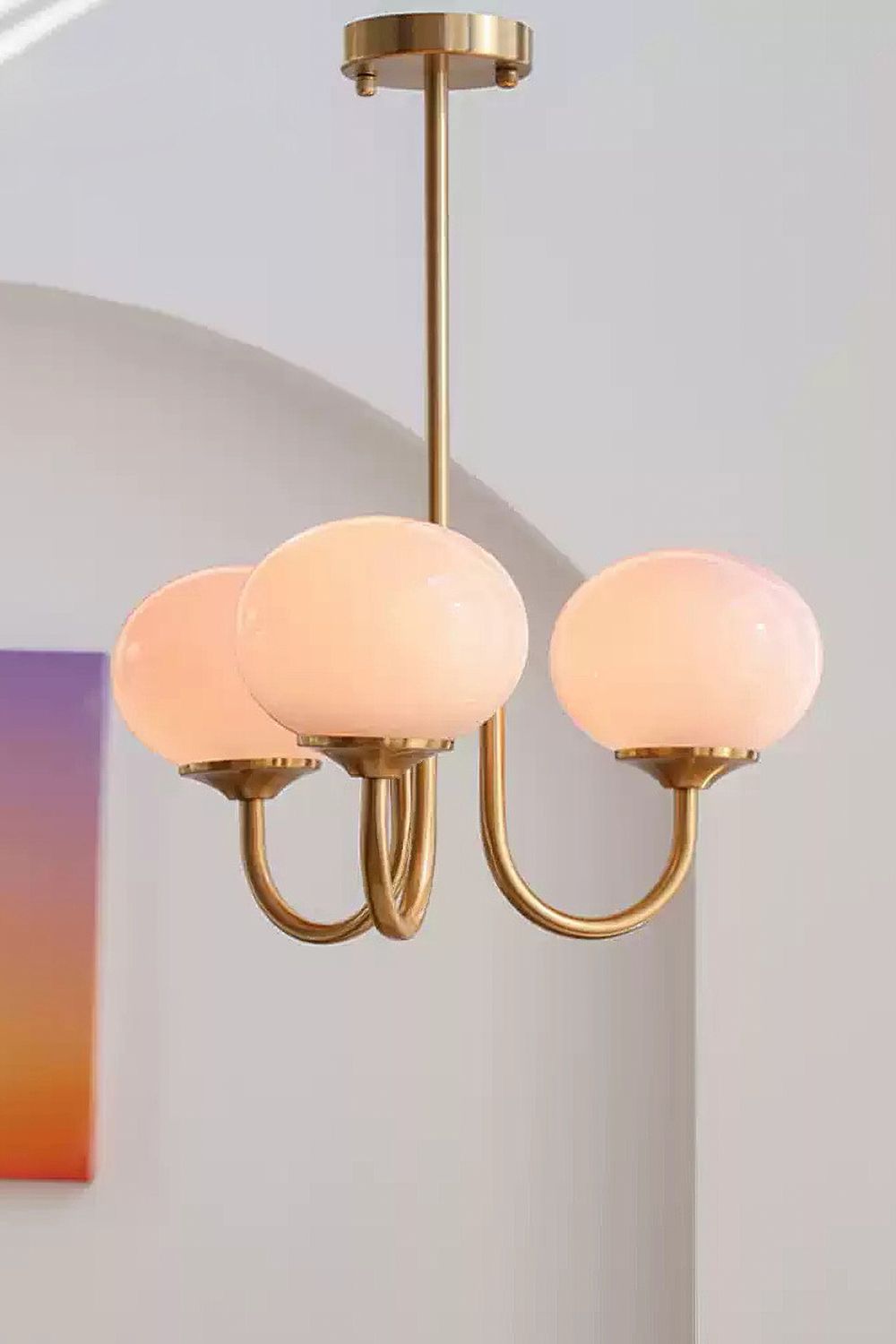 Bubble Glass Marshmallow Chandelier - view 3 | morylighting