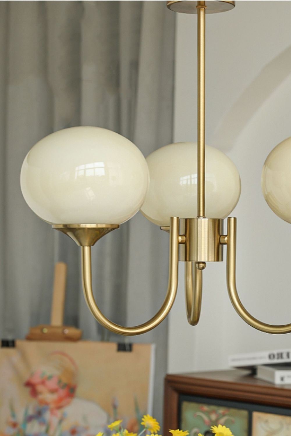 Bubble Glass Marshmallow Chandelier - view 13 | morylighting
