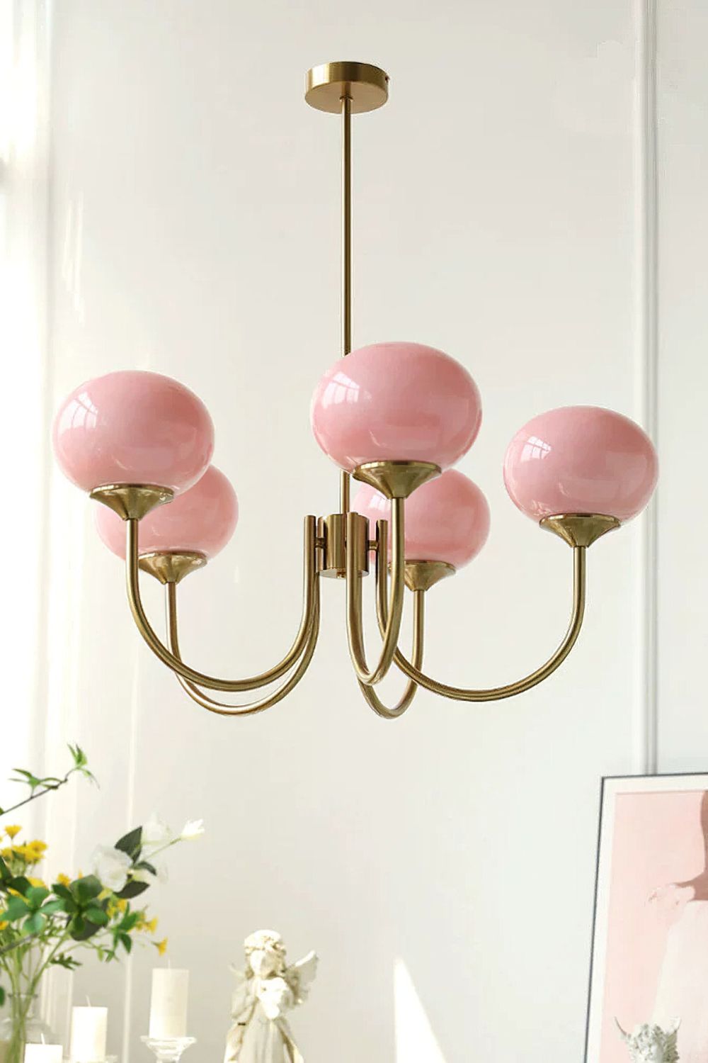 Bubble Glass Marshmallow Chandelier - view 14 | morylighting