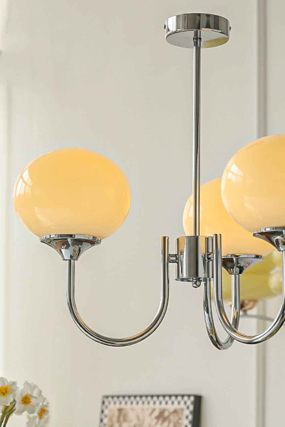 Bubble Glass Marshmallow Chandelier - view 4 | morylighting