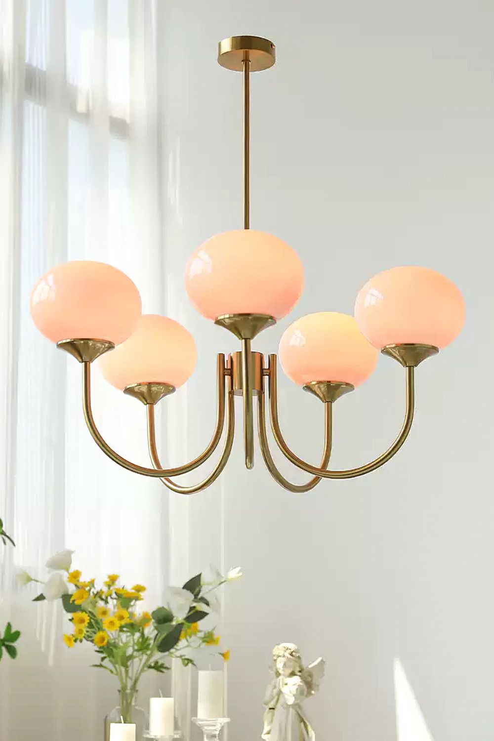 Bubble Glass Marshmallow Chandelier - view 22 | morylighting