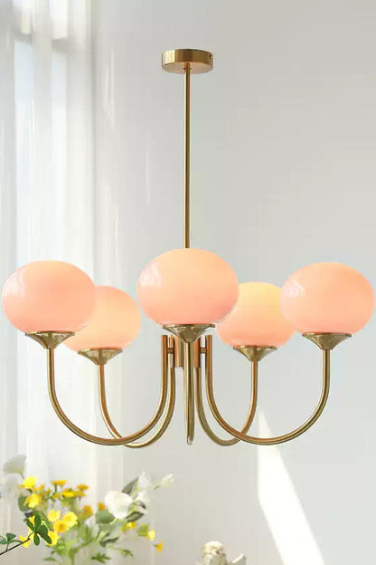 Bubble Glass Marshmallow Chandelier - view 36 | morylighting