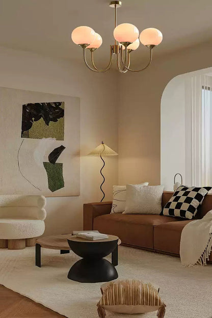 Bubble Glass Marshmallow Chandelier - view 38 | morylighting