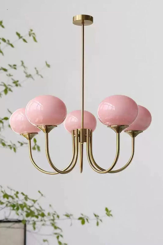 Bubble Glass Marshmallow Chandelier - view 2 | morylighting