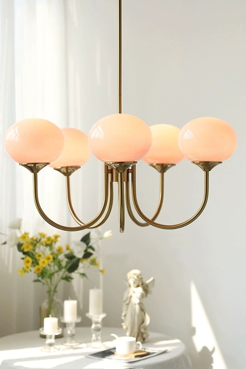 Bubble Glass Marshmallow Chandelier - view 10 | morylighting