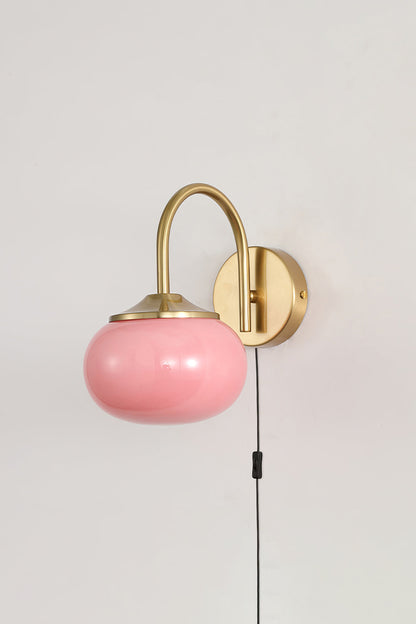 Bubble Glass Marshmallow Sconce Plug Version - view 11 | morylighting