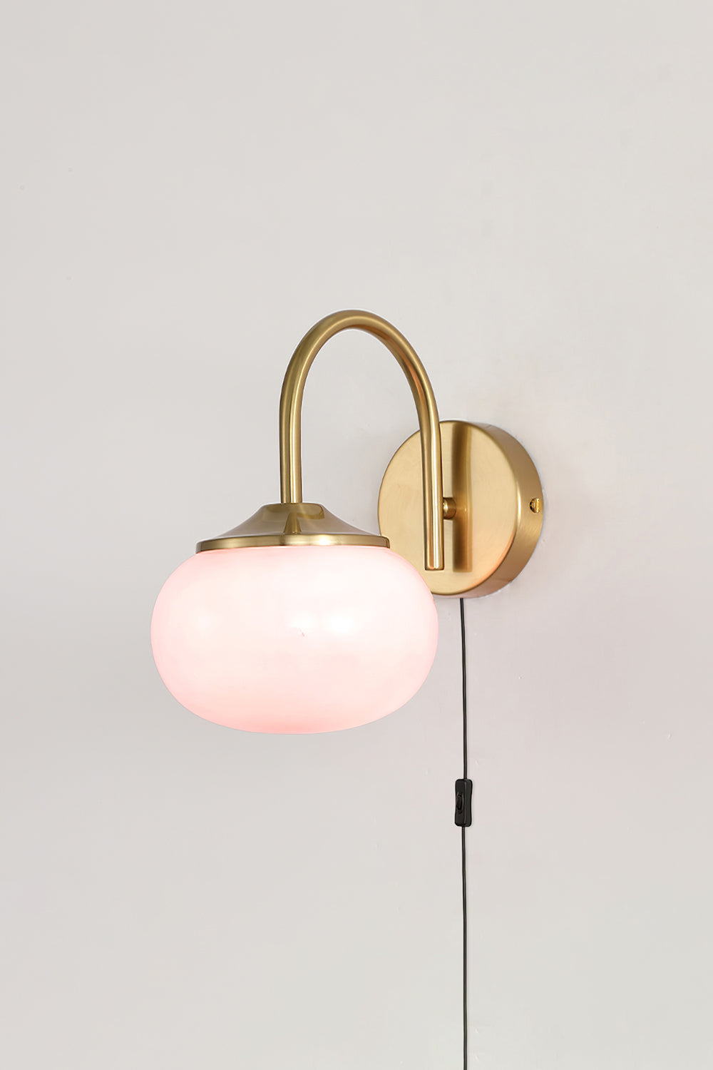 Bubble Glass Marshmallow Sconce Plug Version - view 12 | morylighting