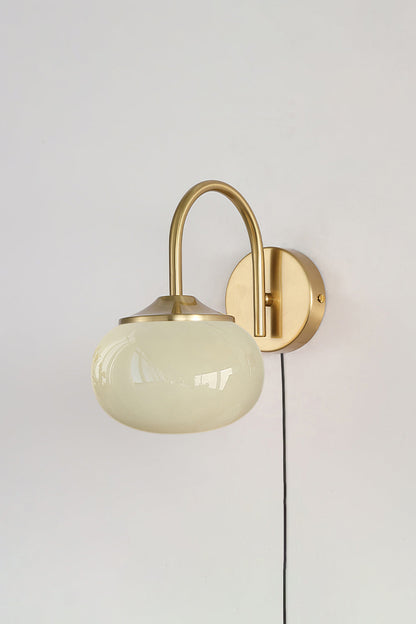 Bubble Glass Marshmallow Sconce Plug Version - view 13 | morylighting