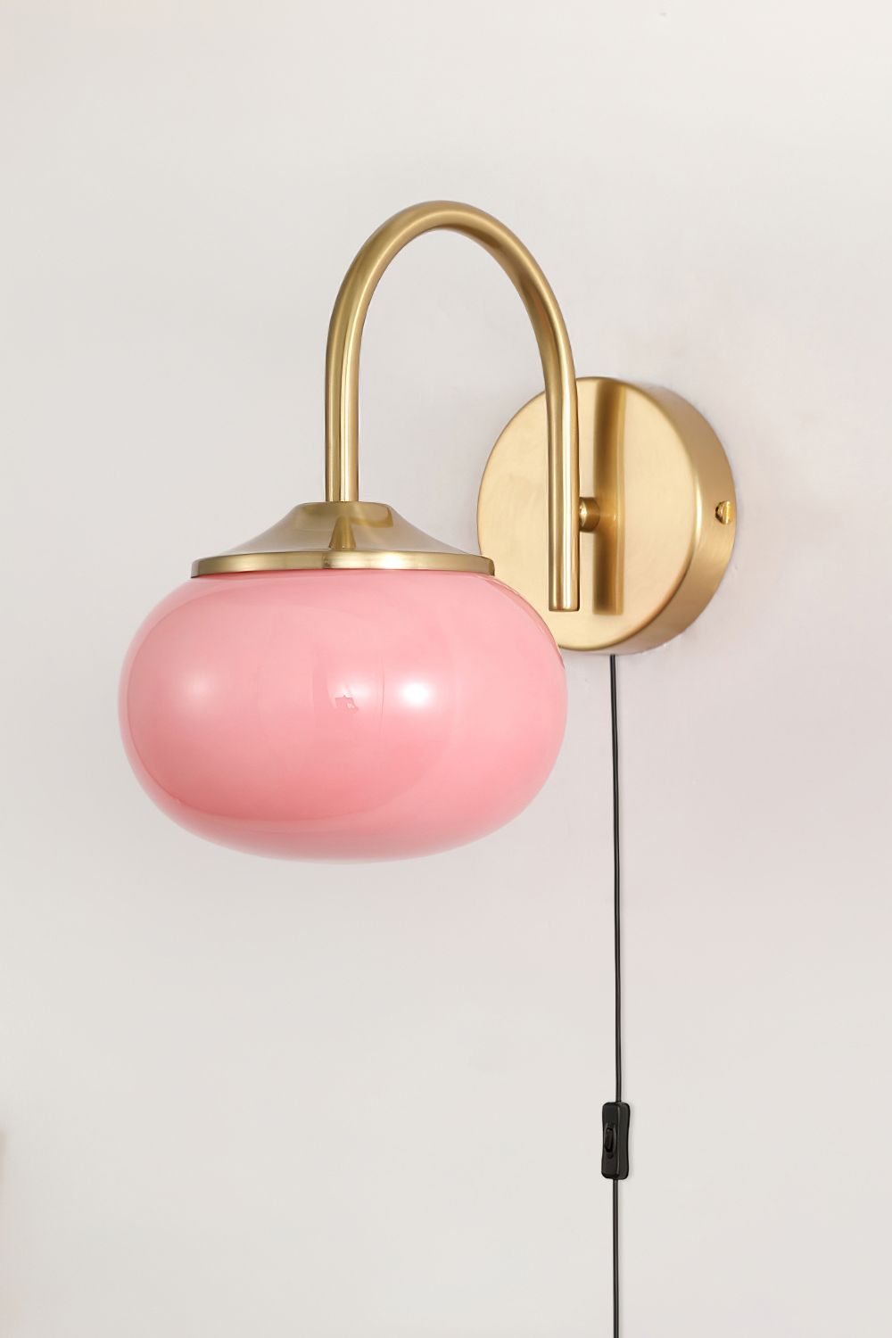 Bubble Glass Marshmallow Sconce Plug Version - view 6 | morylighting