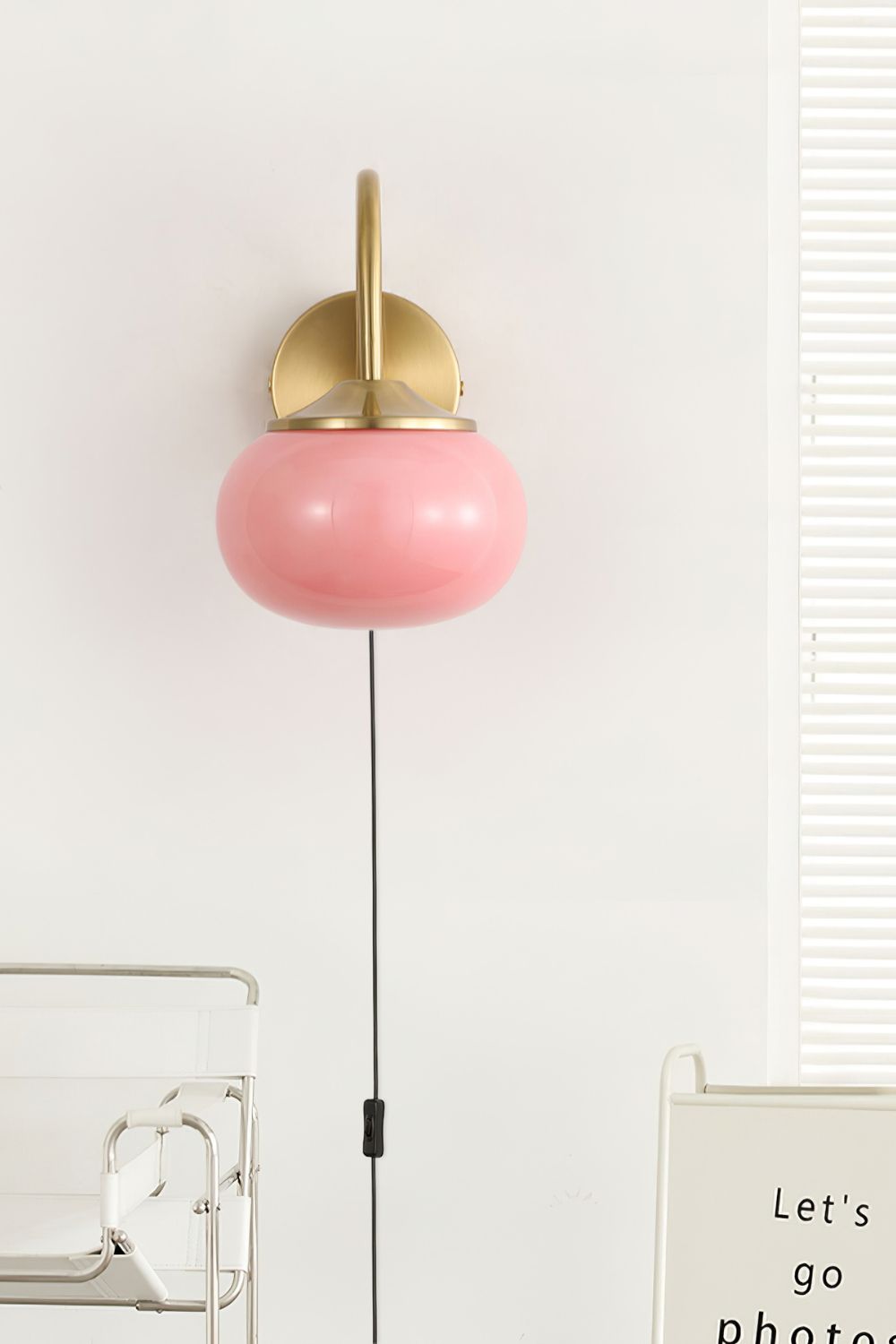 Bubble Glass Marshmallow Sconce Plug Version - view 8 | morylighting