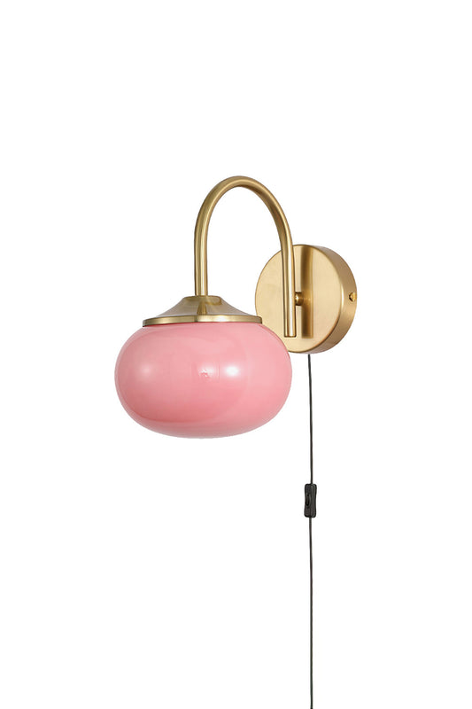 Bubble Glass Marshmallow Sconce Plug Version | morylighting