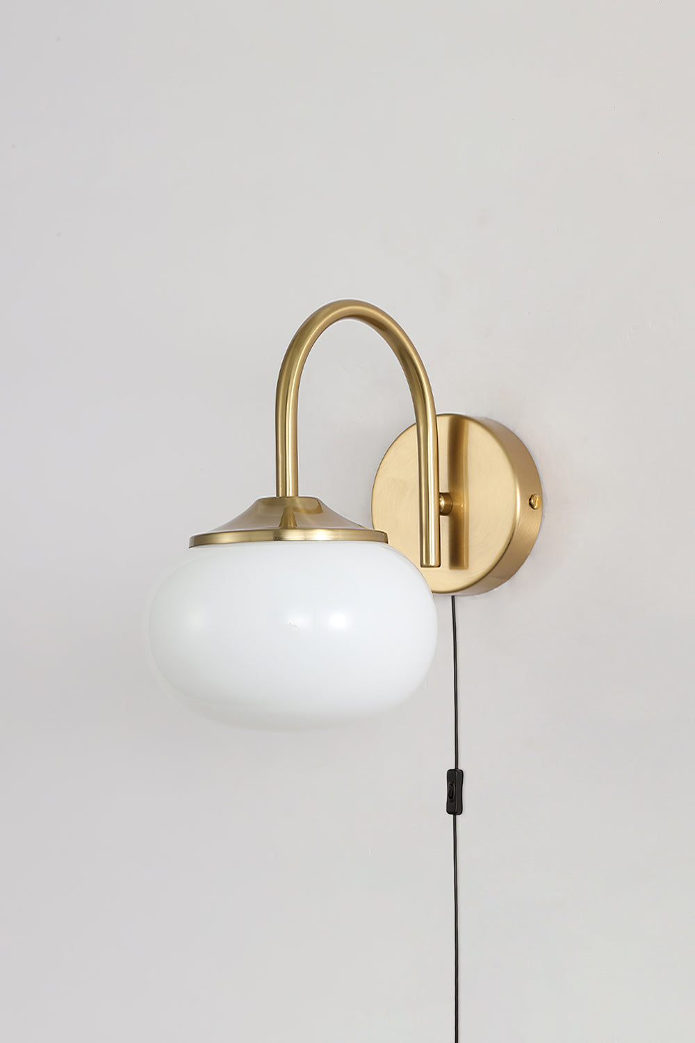 Bubble Glass Marshmallow Sconce Plug Version - view 9 | morylighting