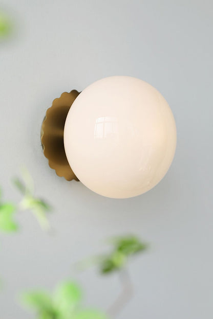 Bubble Glass Marshmallow Sconces - view 10 | morylighting