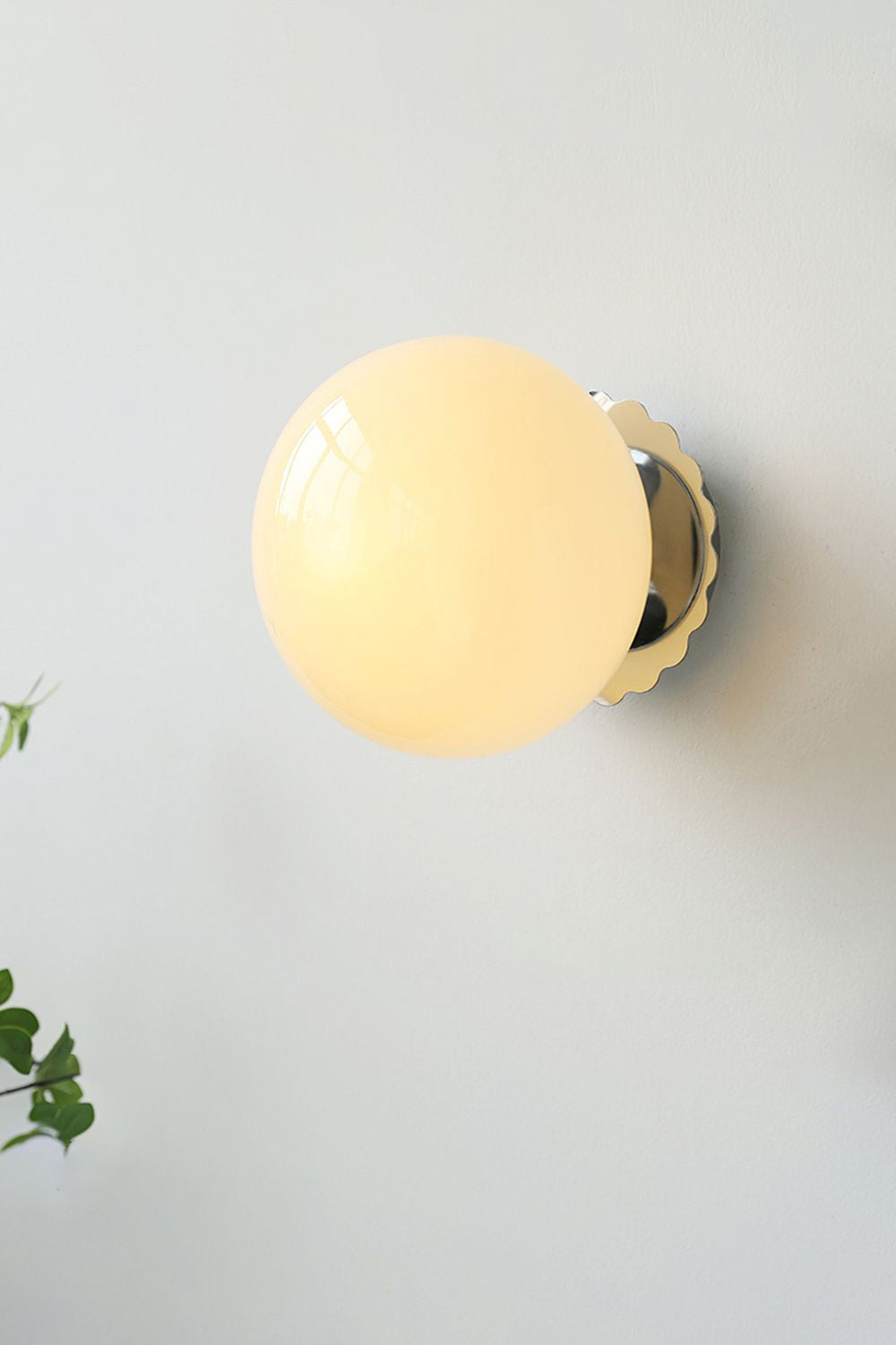 Bubble Glass Marshmallow Sconces - view 15 | morylighting