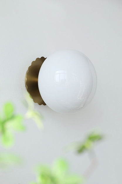 Bubble Glass Marshmallow Sconces - view 16 | morylighting