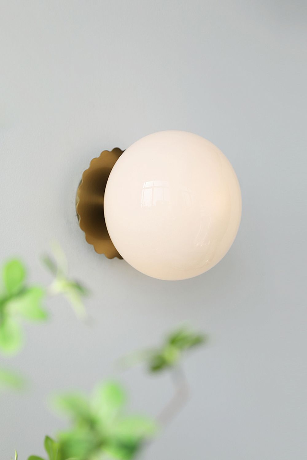 Bubble Glass Marshmallow Sconces - view 4 | morylighting