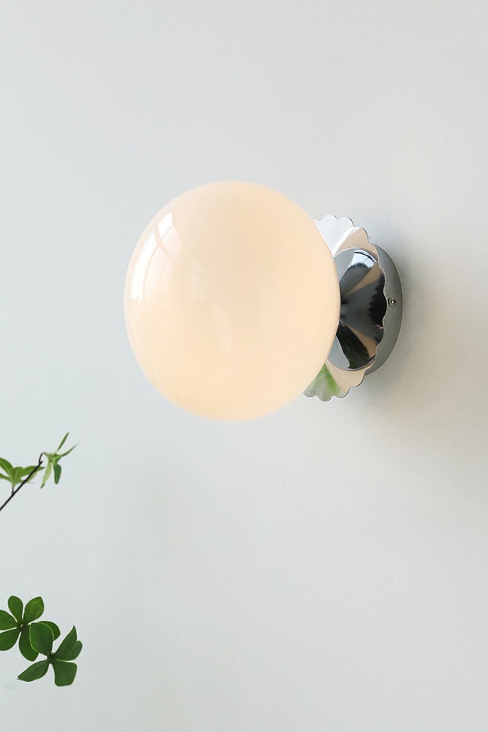 Bubble Glass Marshmallow Sconces - view 5 | morylighting