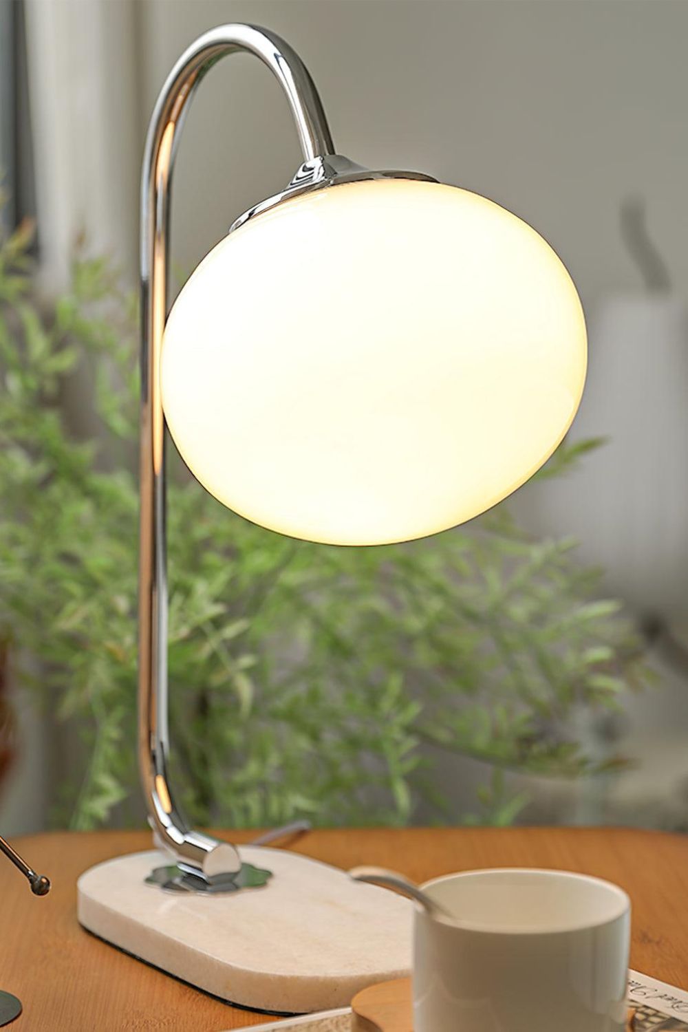 Bubble Glass Marshmallow Table Lamp - view 4 | morylighting