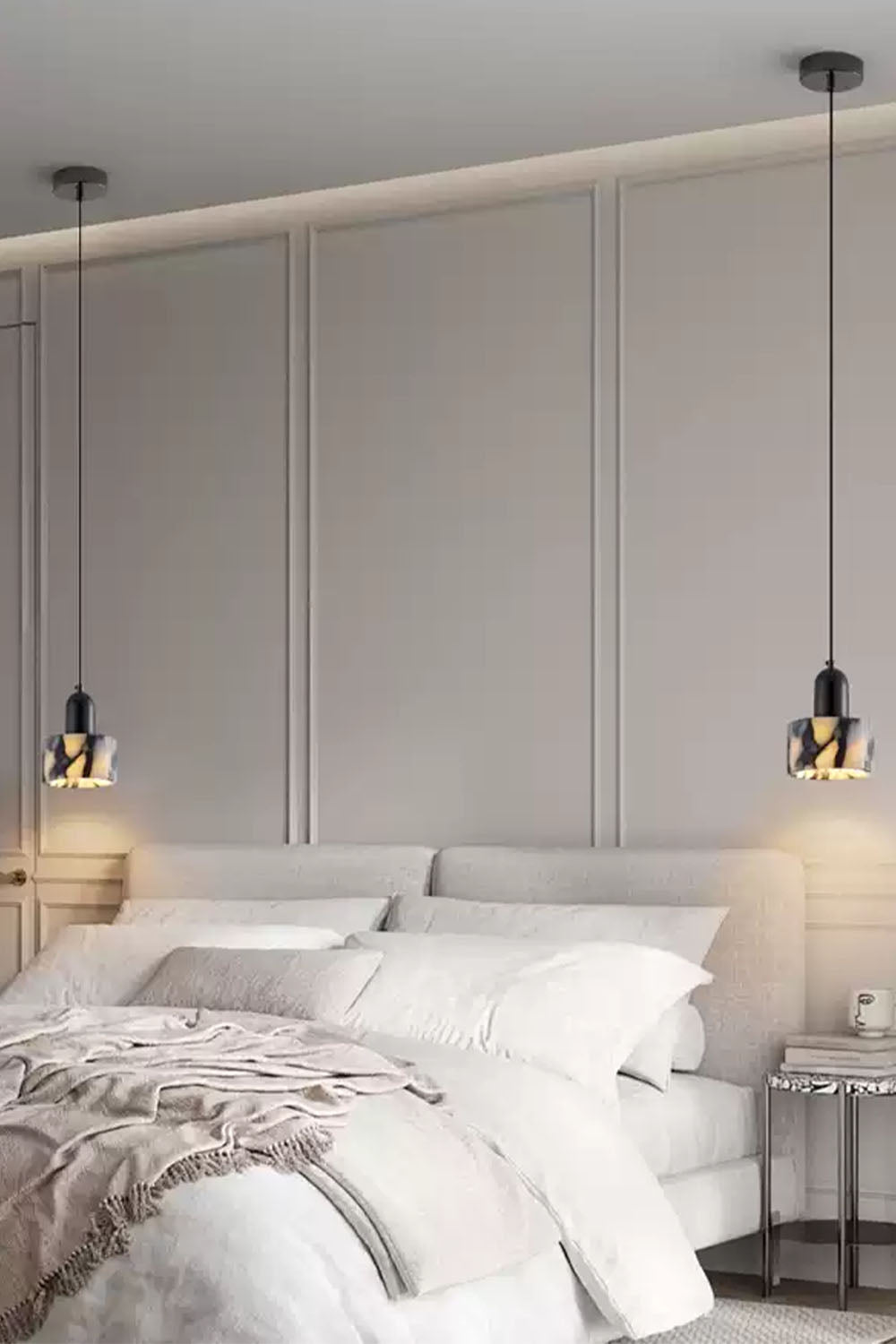 Bulgari Luxury Stone Pendant Light - view 9 | morylighting