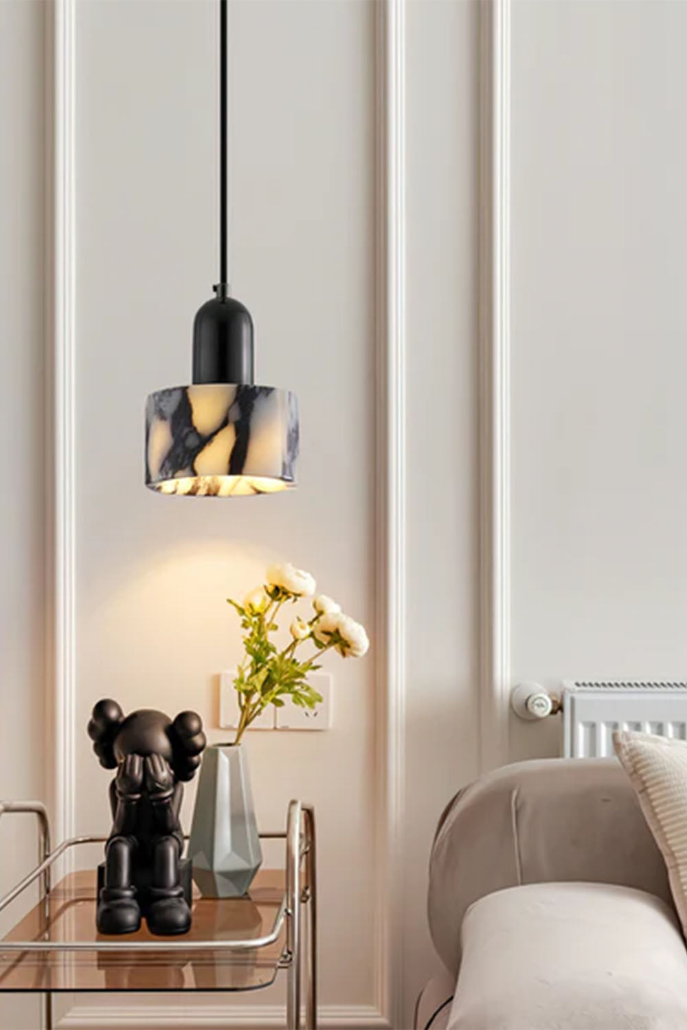 Bulgari Luxury Stone Pendant Light - view 12 | morylighting