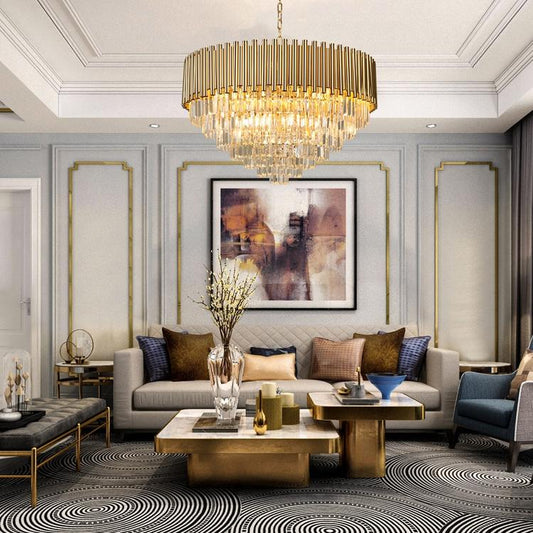 Callistenes Clear Crystal Chandelier