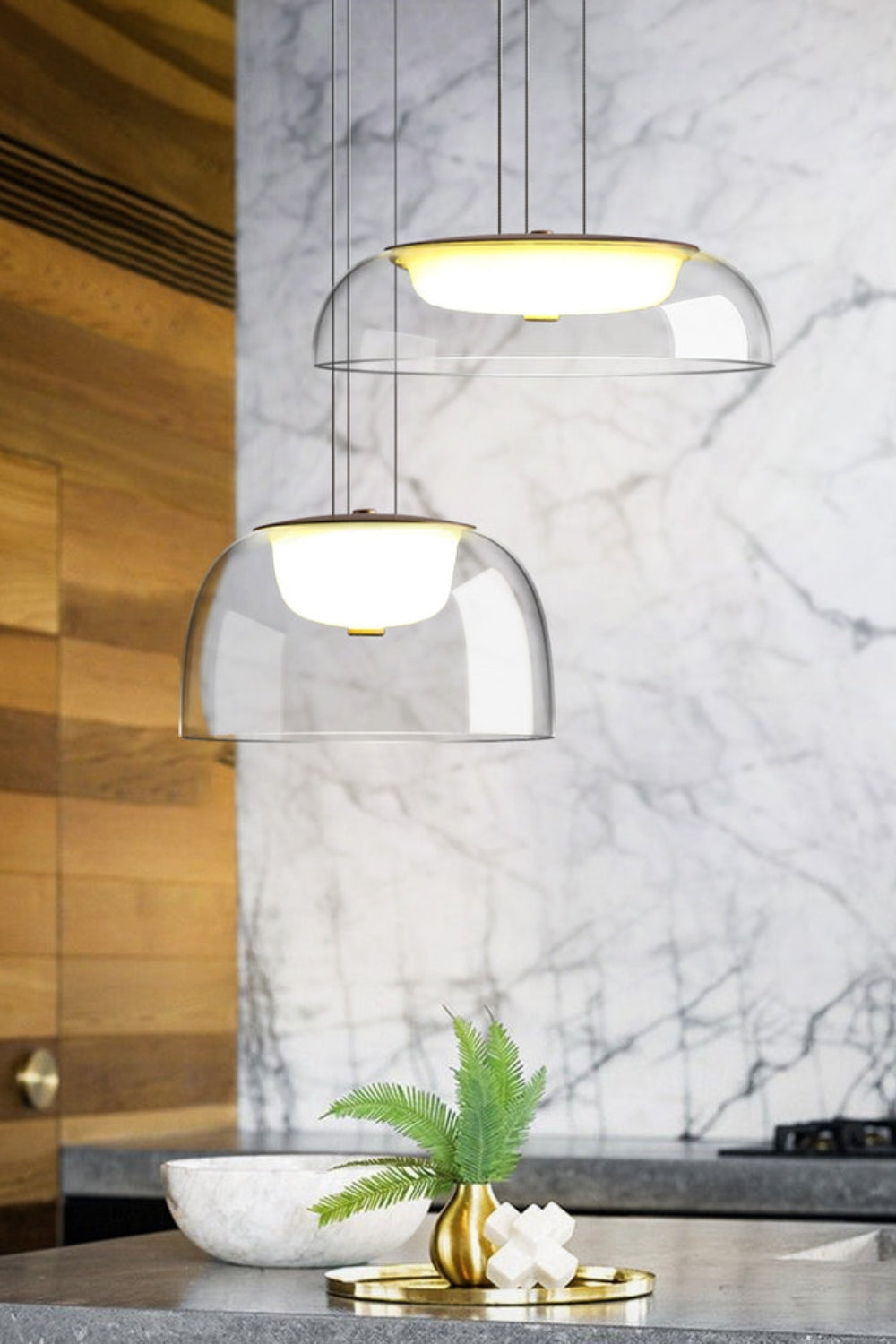 CLIFTON Glass Pendant Light - morylighting